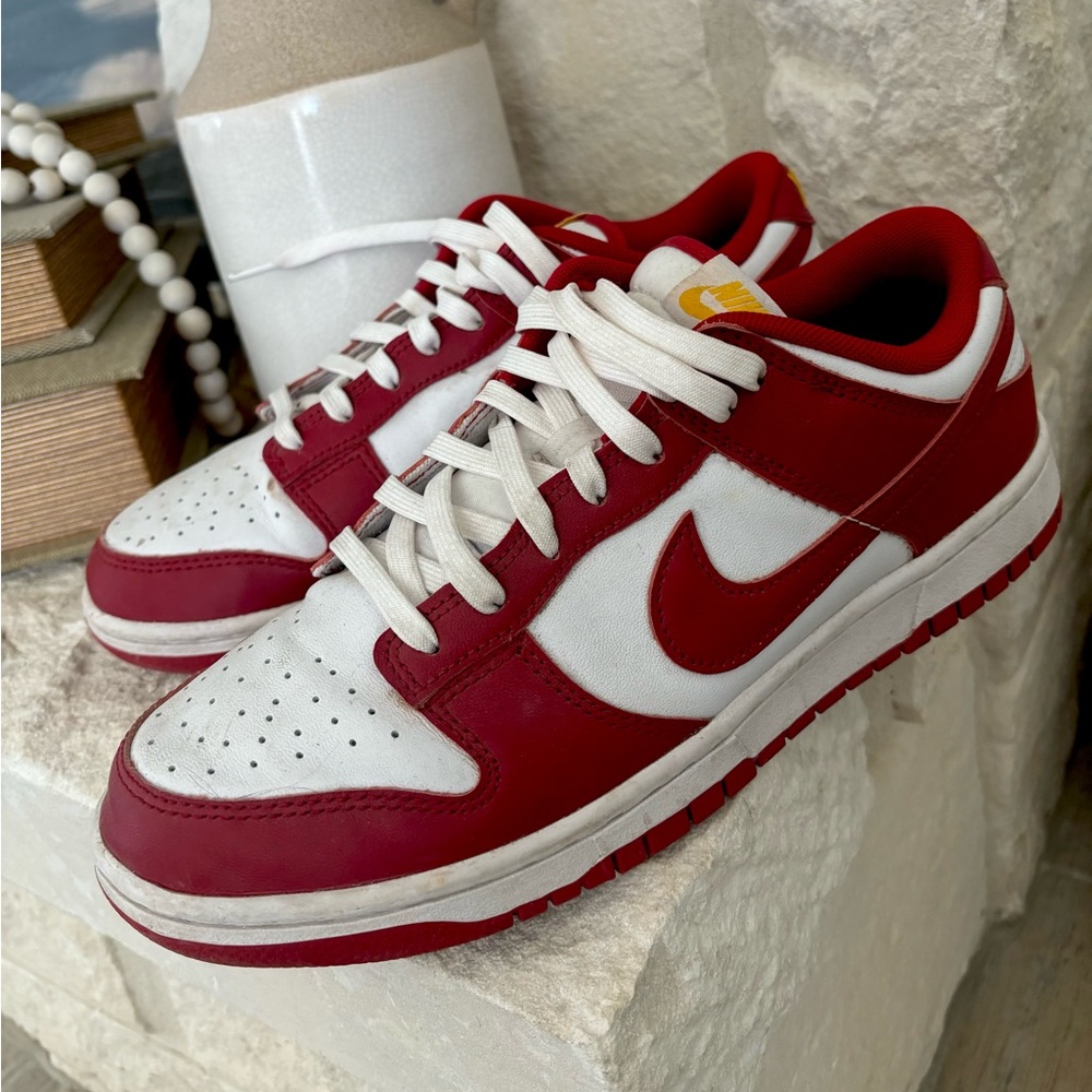 Nike Classic Red and White Low-Tops